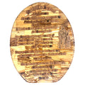Religious wall art hand made in Bethlehem, front view of the olive wood masterpiece
