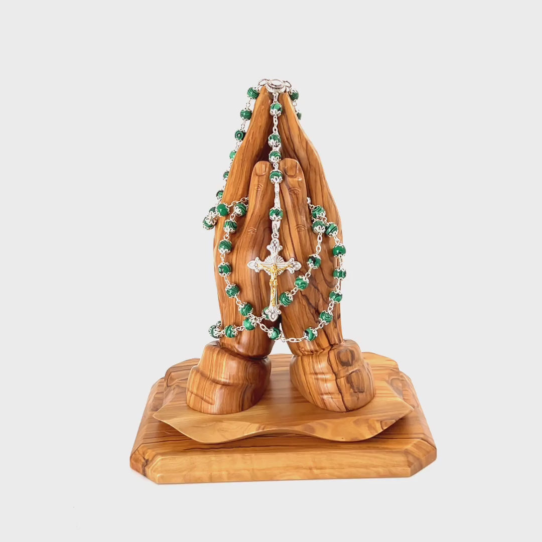 Hand carved Gemstone Prayer Hands Hand carved Gemstone Prayer Hands