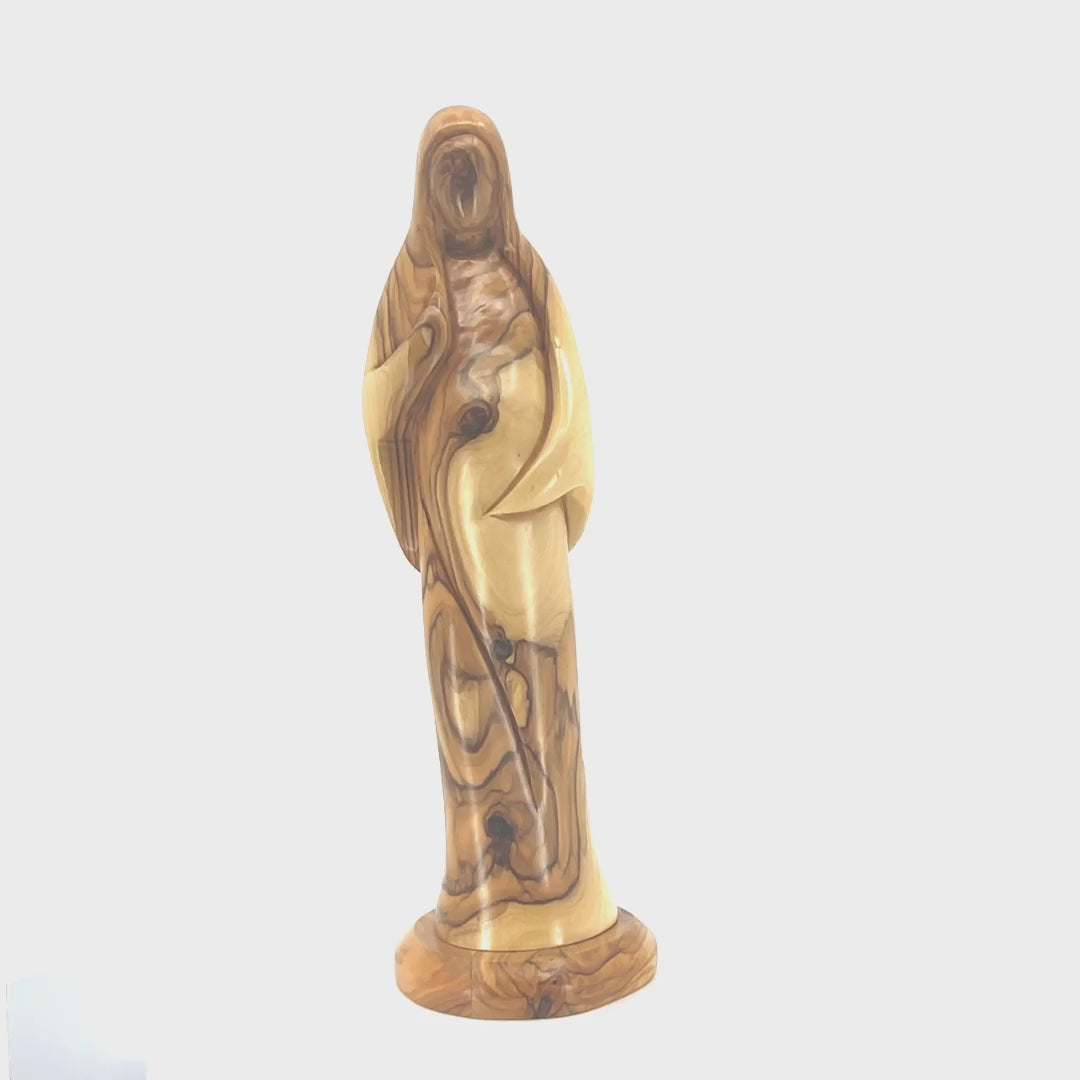Our Lady of Hope Expectant, Virgin Mary 11", Wood Statue