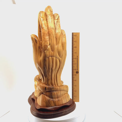Praying Hands, Extra Large Wooden