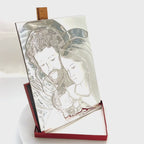 Holy Family with Baby Jesus Christ Silver Icon Standing or Wall Hanging Christian Art