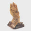 “Protected by the Hand of God” Sculpture 8.5" Tall, Made from Holy Land Olive Wood
