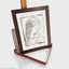 Virgin Mary Holding Holy Baby Jesus Christ Silver Plated Icon Wood Frame,