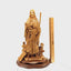 "The Good Shepherd" Jesus Christ , Olive Wood Carving 14.8", Statue from the Holy Land