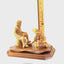 Jesus "Washing of the Feet " Carving 7.5", Olive Wood Sculpture from Holy Land