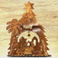 Nativity Scene with Music Player, 10.5" Handmade in Holy Land