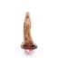 "Our Lady of Lourdes" Virgin Mary 13.6", Carved Olive Wood Statue (Large)