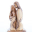 Hand Carved Abstract Olive Wood Figurine of the Holy Family - Statuettes - Bethlehem Handicrafts