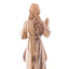 Carved Olive Wood Divine Mercy's Statue - Statuettes - Bethlehem Handicrafts