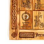 14 Stations of the Cross, 16.3" Olive Wood Plaque