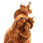 Virgin Mary w/ Baby Jesus Statue, 16.5" Olive Wood Carving Statue from Bethlehem