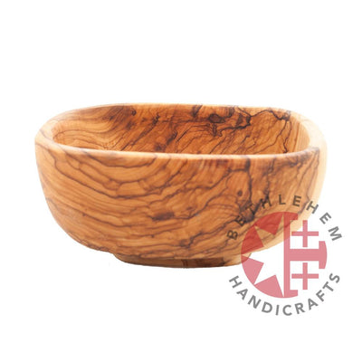Square Olive Wood Bowl 3 - Home & Office - Bethlehem Handicrafts