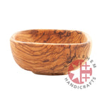 Square Olive Wood Bowl 3 - Home & Office - Bethlehem Handicrafts