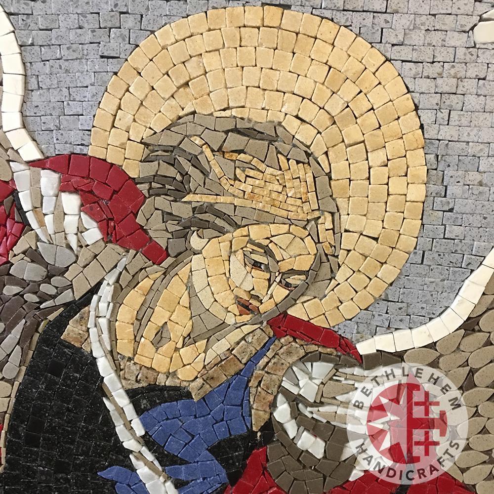 St. Michael's Mosaic Wall Hanging - Specialty - Bethlehem Handicrafts