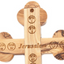 14 Stations of Cross Engraved on Back Abalone Mother of Pearl Cross Crucifix from Holy Land