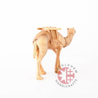 religious olive wood statue hand carved in Bethlehem, 5.9 inch scale reference view