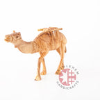 religious olive wood statue hand carved in Bethlehem, 5.9 inch close detail of the carved hands