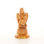 Hand Carved "Angel Praying", Wooden Nativity Figurine 4.9"