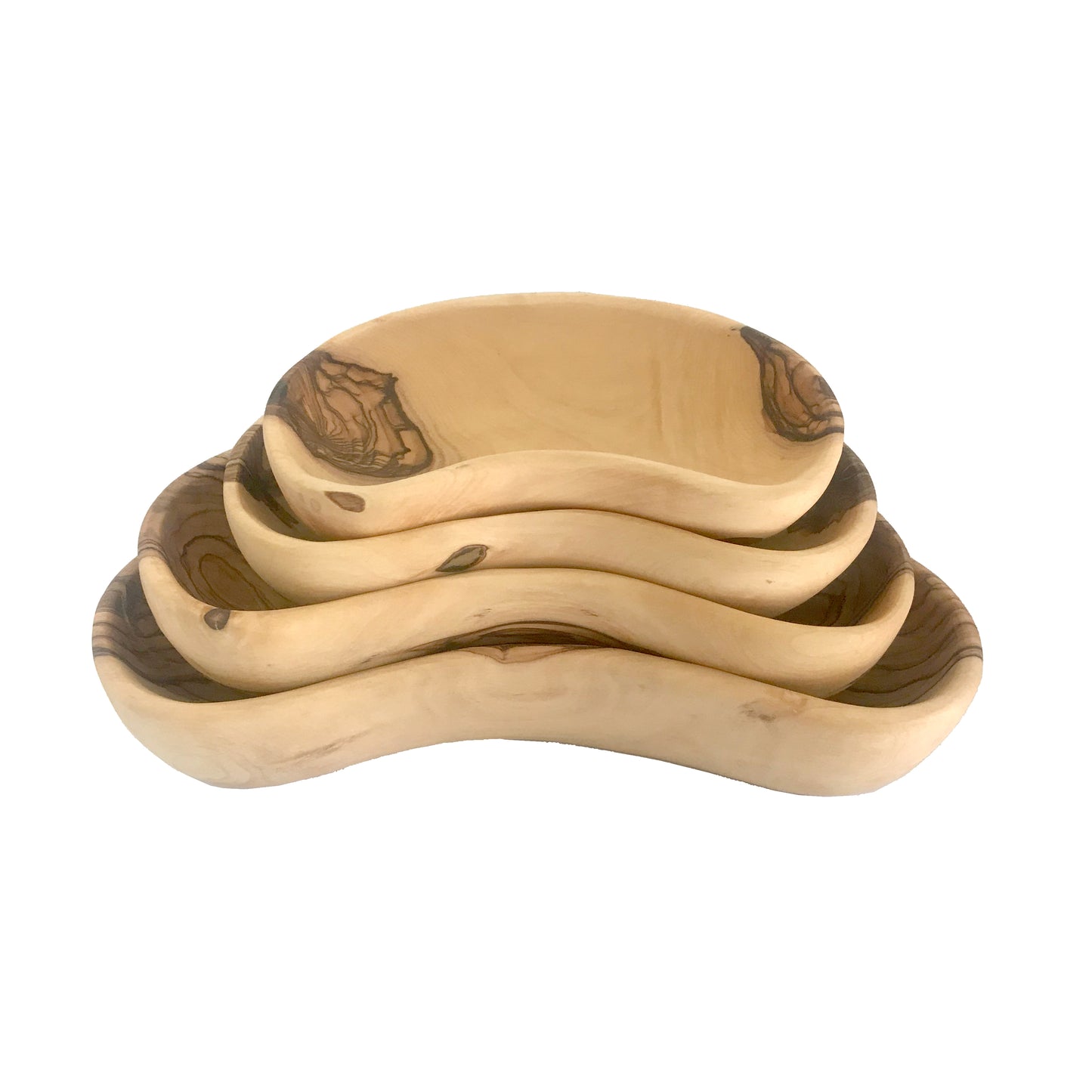 Banana Shaped Olive Wood Bowl (available in four sizes)