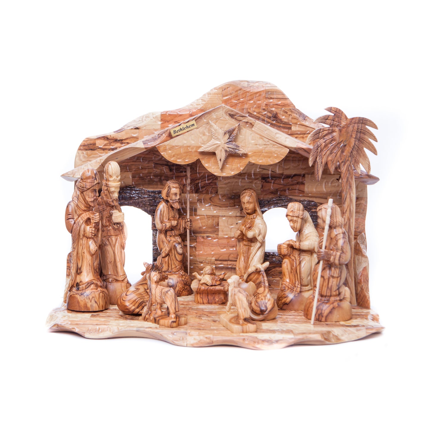 Nativity Set wit Music Player, 12.3"