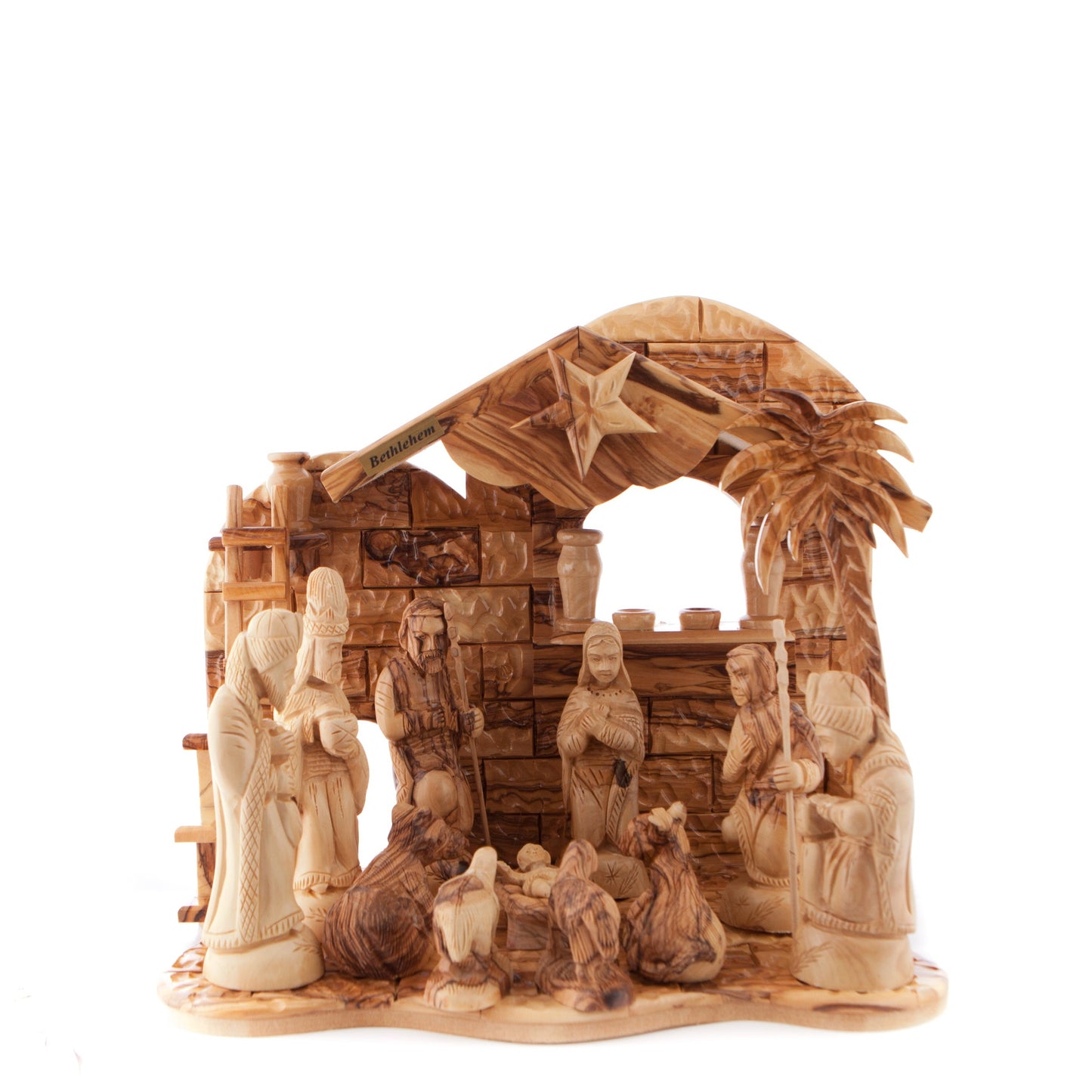 Unique Nativity Scene Set with Music Player, 13"  from Bethlehem