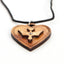 Heart Shaped Necklace with The Holy Spirit Dove Pendant