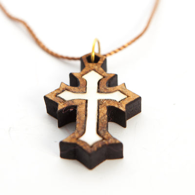 Simple Handmade Christian Wooden Cross Necklace Natural Walnut Cross  Necklace for Easter, Christmas, More Wood Cross Necklace Wood Cross -   Denmark