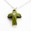 Green Cross Pendant Birthstones