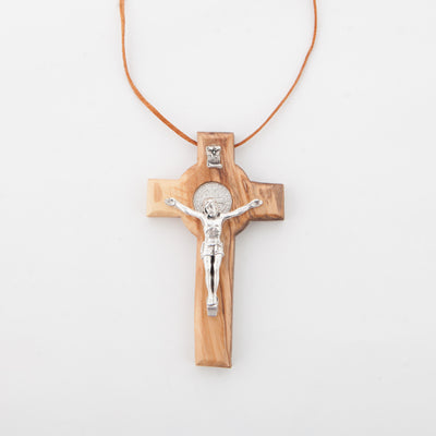 Wooden Cross Necklace, Christian gift, Faith Cross Pendant for the church  and home Car Rearview Mirror Pendant, Wood from Bethlehem