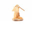 Nativity Scene Ornament (Christmas Star Olive Wood Bark Background)