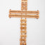 16.7" Wall Cross with Lord’s Prayer, Handmade Olive Wood from Bethlehem