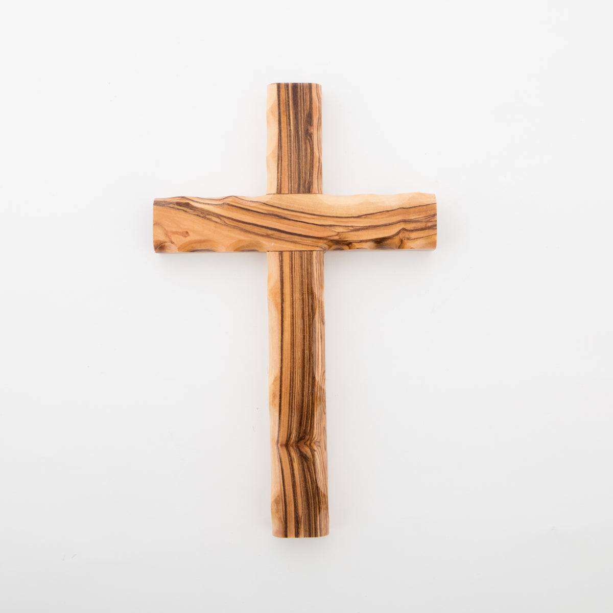 Wall Cross, 7.9", 14 Stations Engraved, Holy Land Olive Wood