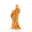 Holy Family Figurine, 7.1" Abstract Hand Carved Olive Wood
