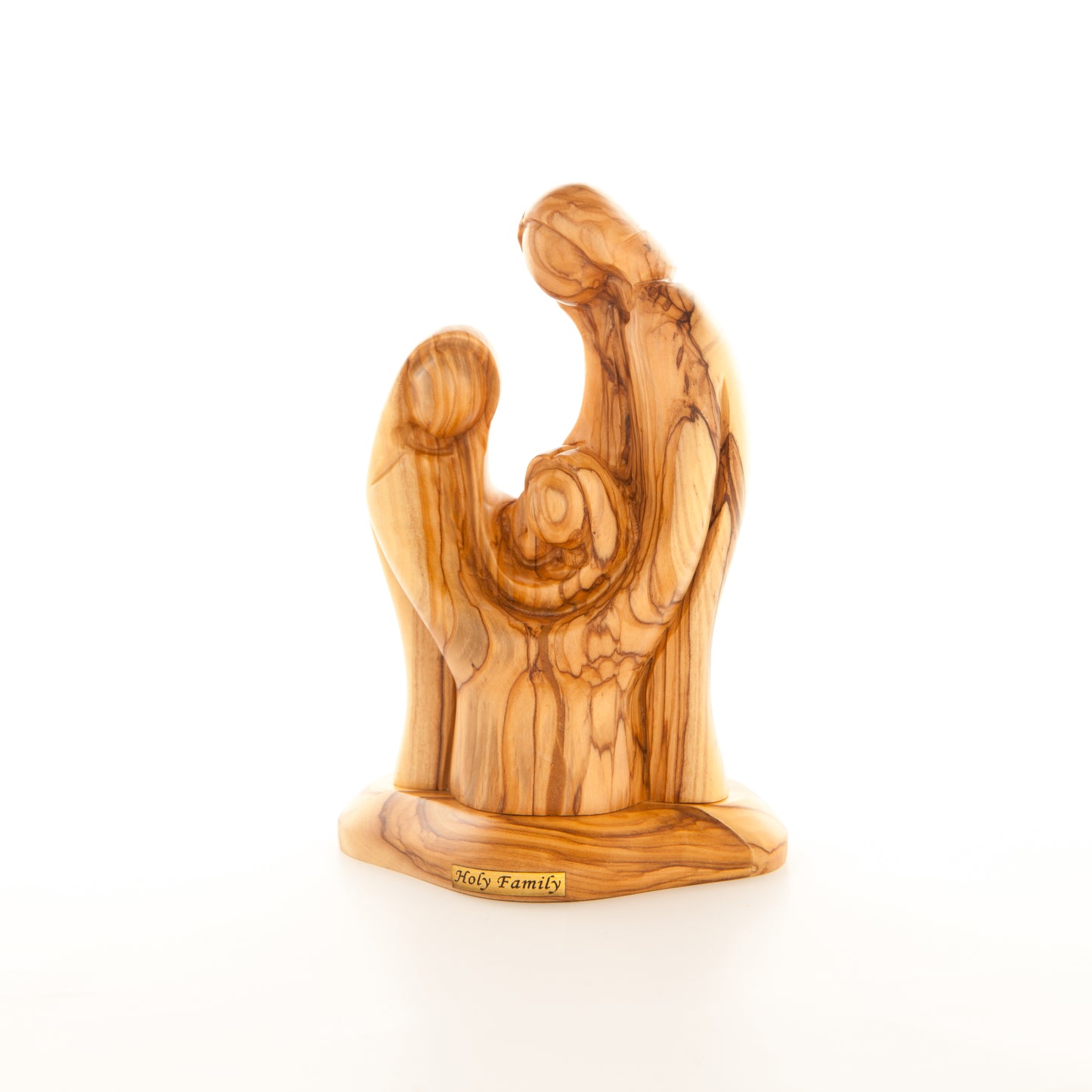 Holy Family Wooden Figurine, 6.7" (Abstract)