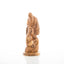 Holy Family Sculpture Carving, 9.8" Abstract Hand Carved Olive Wood