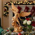 Archangel Michael 15.2", Wooden Hand Carved Statue