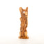 Jesus Christ "Crucified on Cross" Carving, 10" Olive Wood Abstract