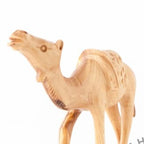 Carved Camel with Saddle - Statuettes - Bethlehem Handicrafts