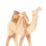 Carved Wooden Camel Nativity Figurine, 5.6"