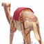 Olive Wood Camel with Red Saddle - Statuettes - Bethlehem Handicrafts