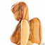 Hand Carved Wood Kneeling Angel - Statuettes - Bethlehem Handicrafts