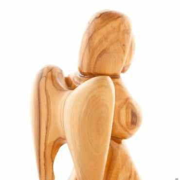 Hand Carved Angel Praying - Statuettes - Bethlehem Handicrafts