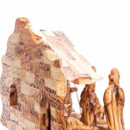 Wood Carved Nativity Set - Statuettes - Bethlehem Handicrafts