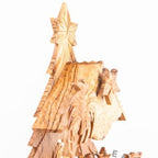 Olive Wood Nativity Set Christmas Tree Large - Statuettes - Bethlehem Handicrafts