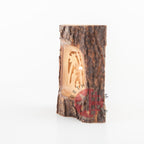 Olive Wood Bark Nativity Scene Ornament - Specialty - Bethlehem Handicrafts