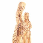 Olive Wood Virgin Mary with Young Jesus Christ Statue - Statuettes - Bethlehem Handicrafts