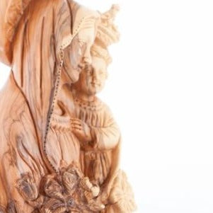 Olive Wood Mary with the Child - Statuettes - Bethlehem Handicrafts