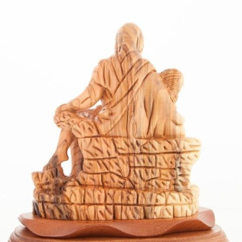 Holy Land Olive Wood Pieta Statue - Statuettes - Bethlehem Handicrafts