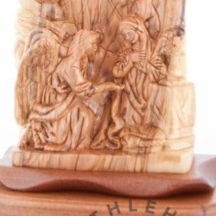 Olive Wood The Annunciation - Statuettes - Bethlehem Handicrafts