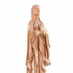 Car mirror olive wood rosary from Bethlehem Holy Land, 30 inch natural light photo of the piece